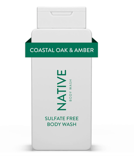 Native Coastal Oak & Amber Body Wash –