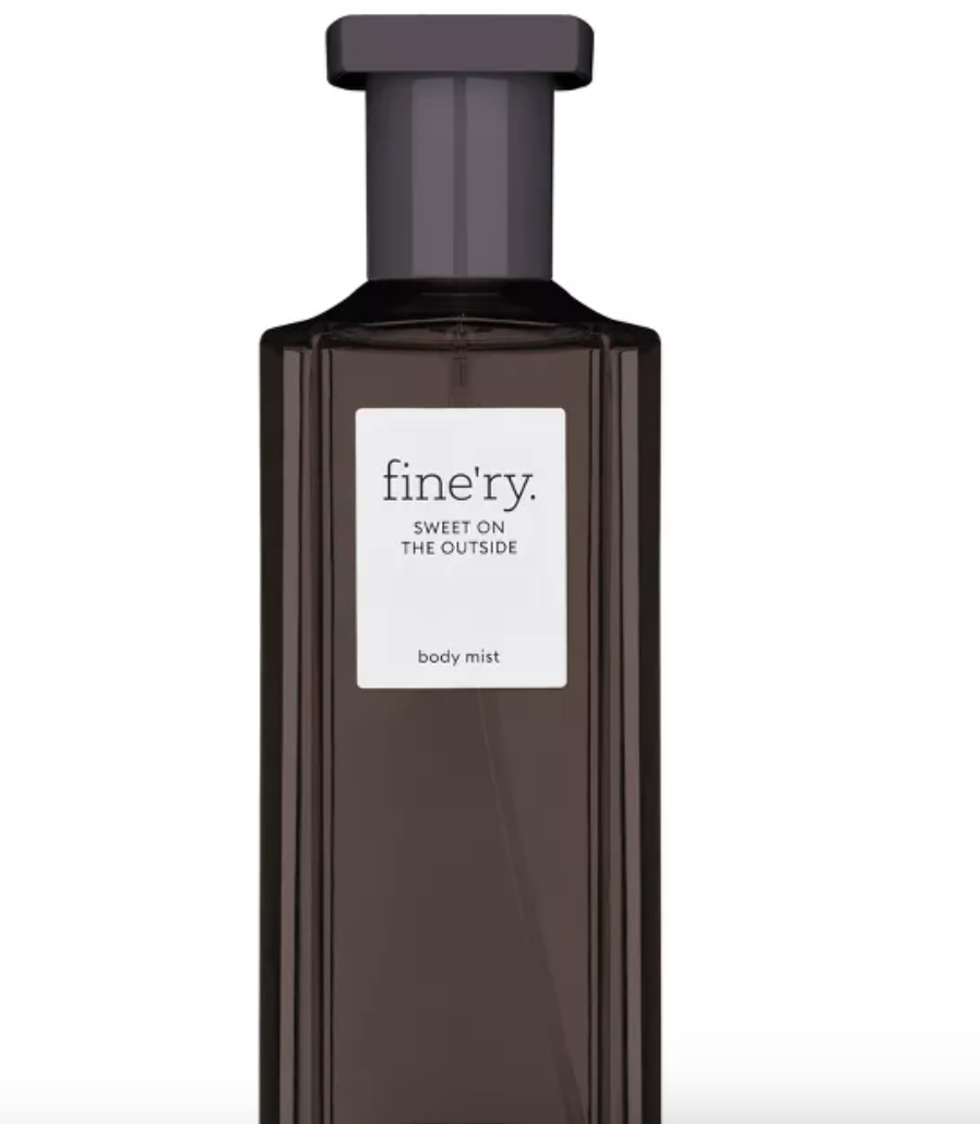 Finer'y Sweet on the outside  body mist
