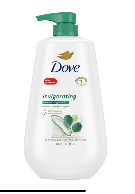 Dove Invigorating  Aloe & Eucalyptus Body Wash
